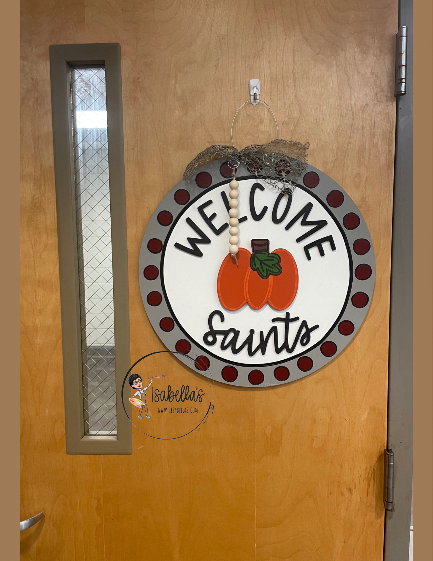 CUSTOM TEACHER ATTACHMENT DOOR HANGER