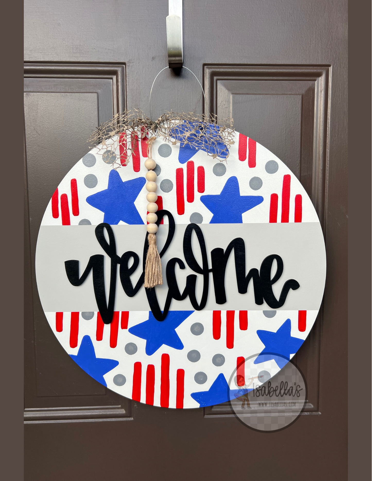 STARS & STRIPES WELCOME HANGER