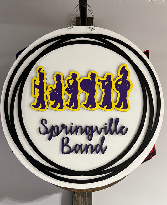 SVL MARCHING BAND DOOR HANGER