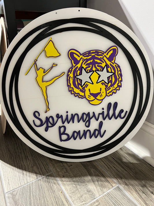 SVL COLORGUARD TIGER DOOR HANGER