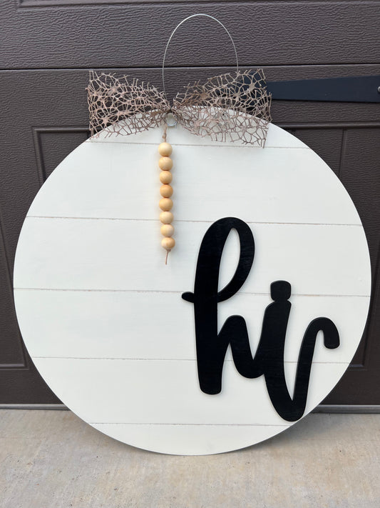 HI SHIPLAP DOOR HANGER